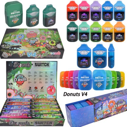 Donuts Switch V4 Disposable 2g Dual Flavor Poland Warehouse Stock