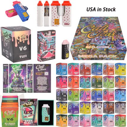 USA Stock Cali Clear 2g Disposable 30 Flavors